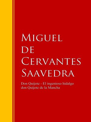 cover image of Don Quijote--El ingenioso hidalgo don Quijote de la Mancha